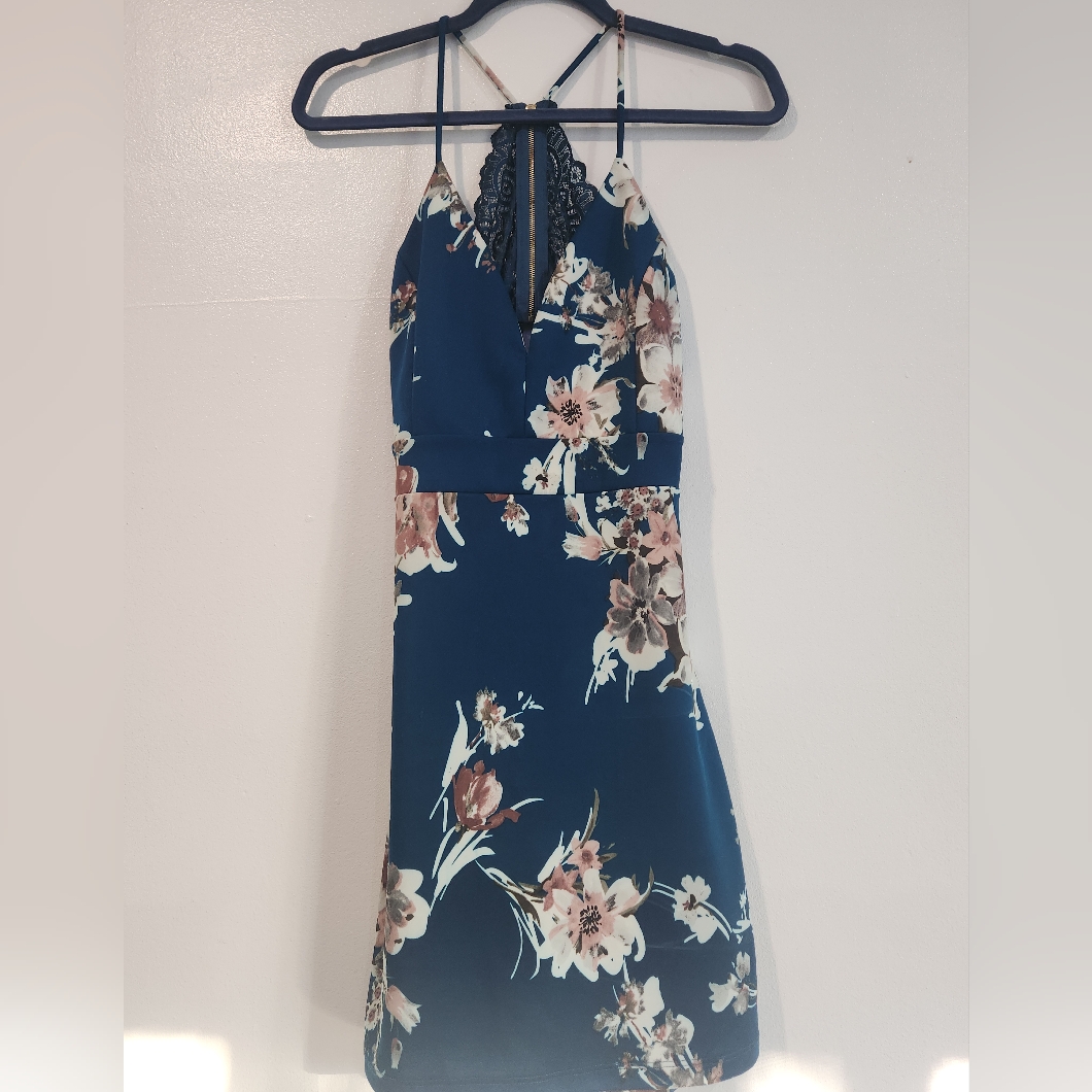 Windsor Women's Blue Floral Dress